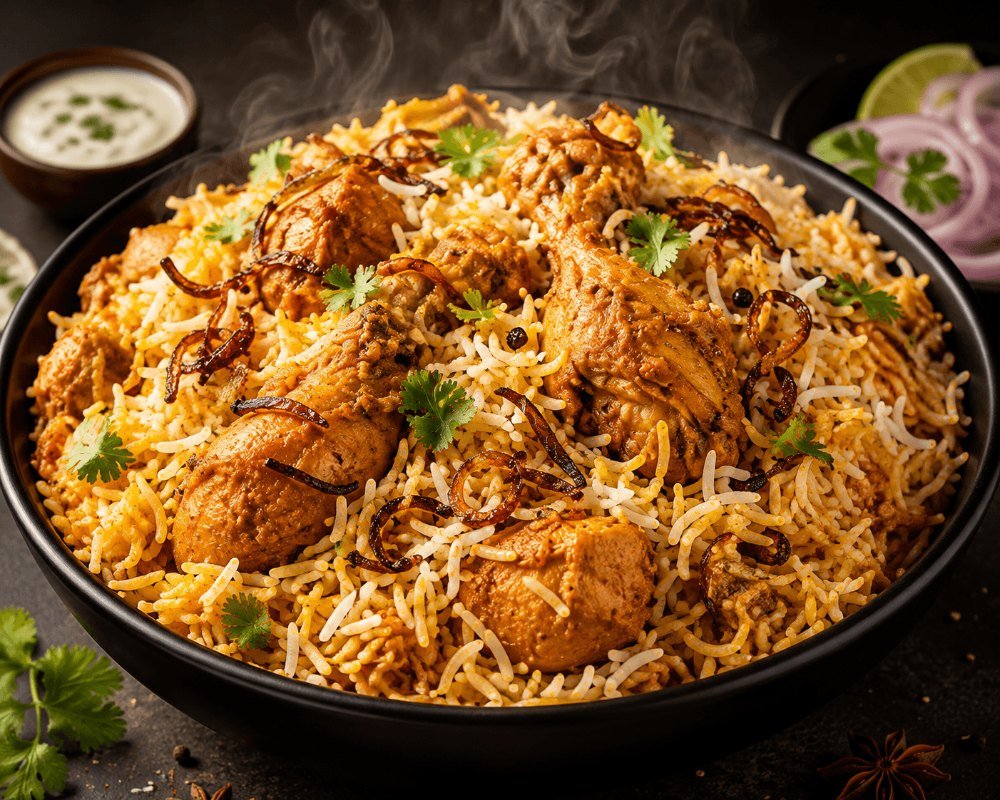 Chicken Biryani Double Pcs (چکن بریانی (ڈبل پیس)) - Fast Food & Delivery in Sheikhupura | Lazzat Point